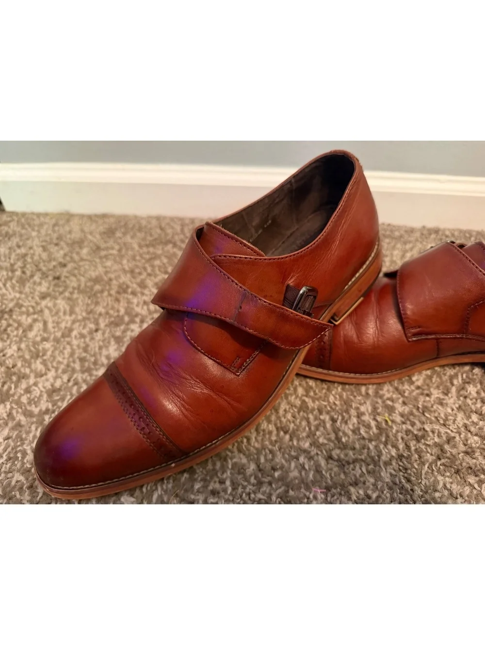 Stacy Adams Desmond Monk Strap Shoe Men’s 9.5